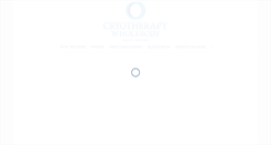 Desktop Screenshot of cryotherapywholebody.com